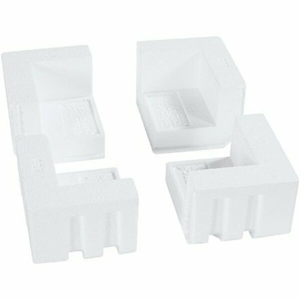 Bsc Preferred 4-7/8 x 4 x 3 1/4'' Foam Corners, 320PK PF202